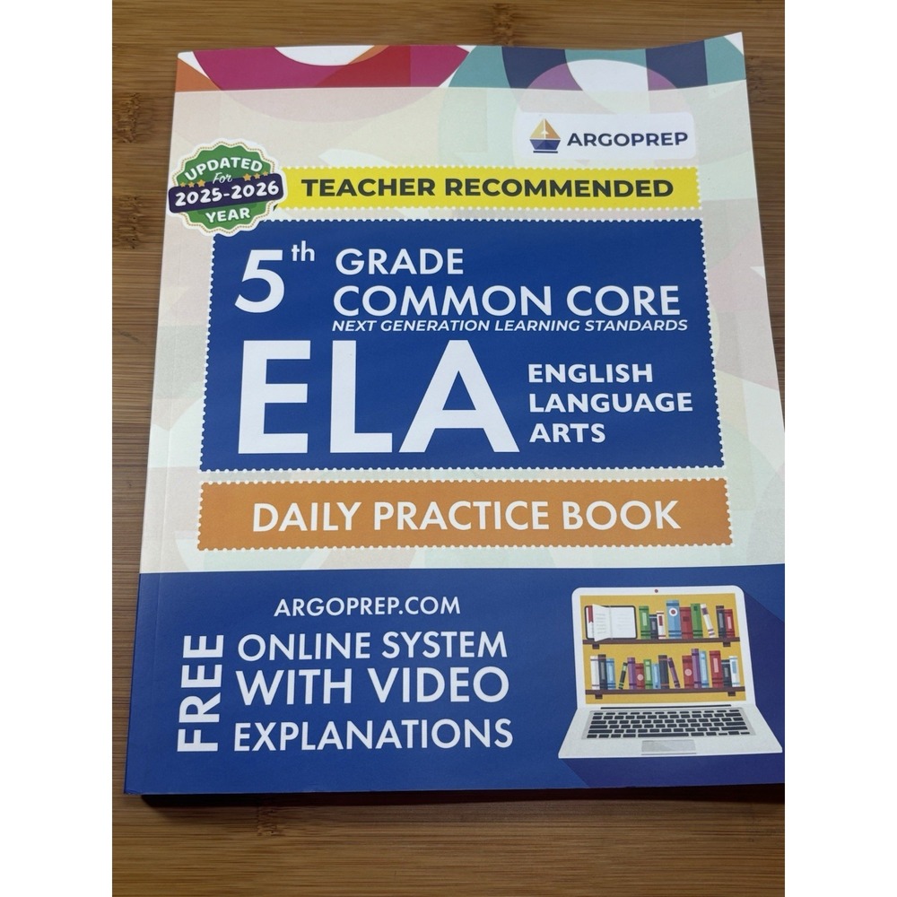 5th Grade Common Core ELA (English Language Arts)- daily practice book